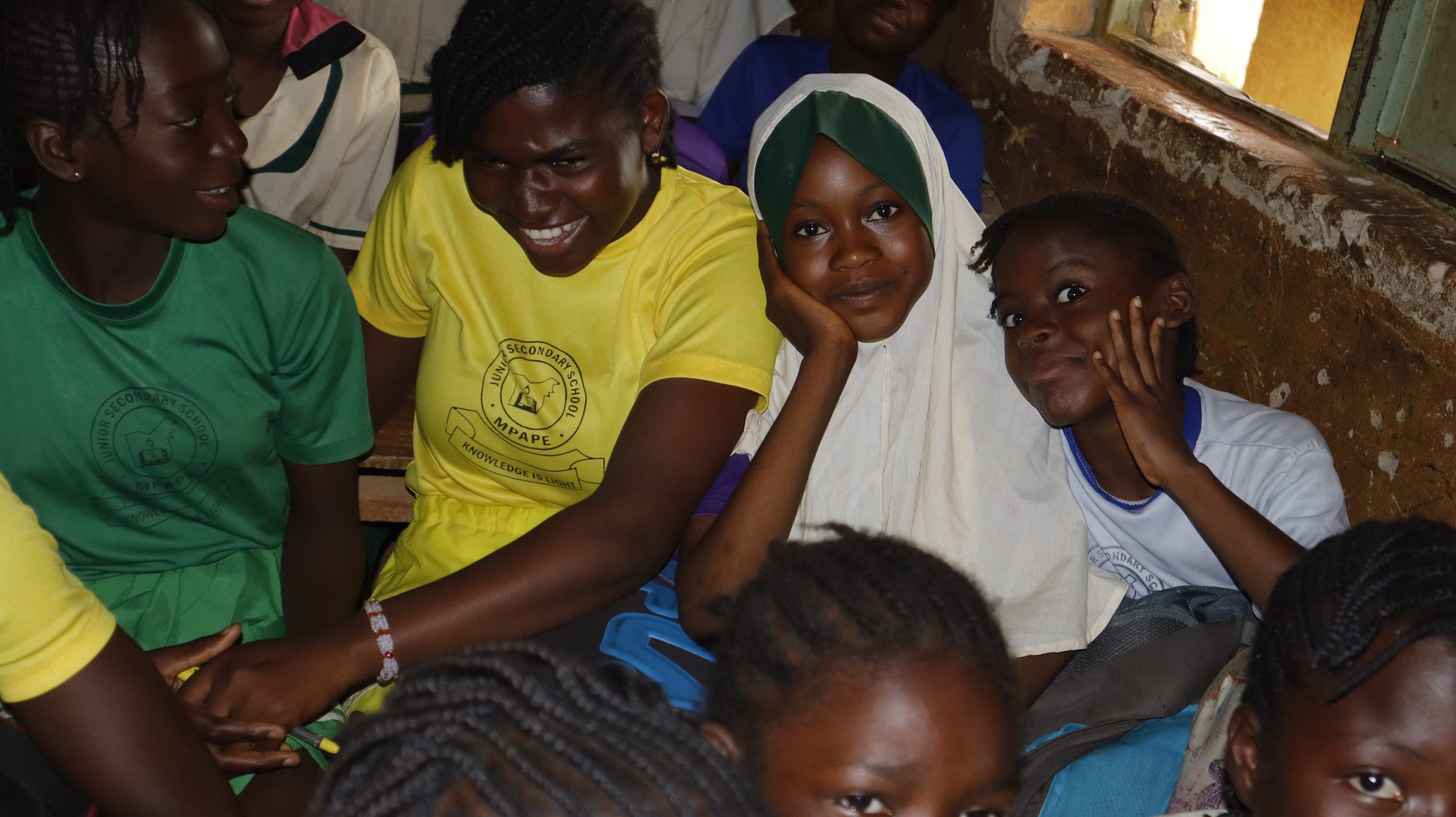 Young Nigerian children at Mpape outreach program organized by Greymond Women, Orphans and Charity Foundation