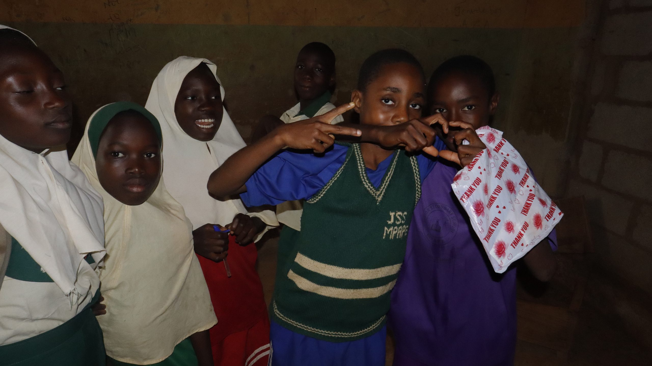 Young Nigerian children at Mpape outreach program organized by Greymond Women, Orphans and Charity Foundation